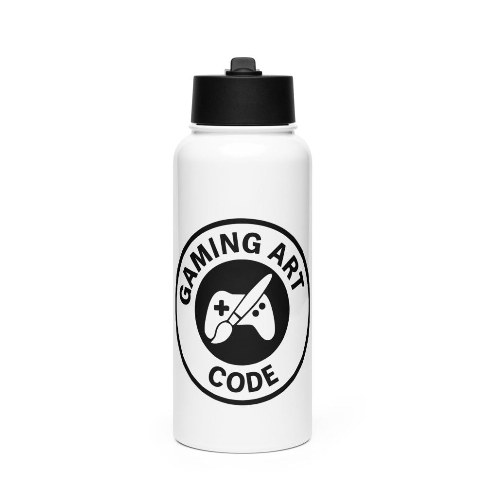 32 oz Water Bottle with Straw Lid